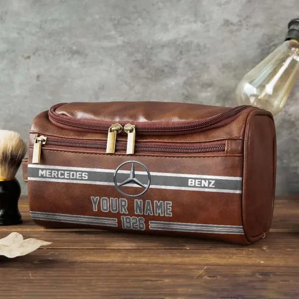 Mercedes-Benz NNPCB055 Toiletry Bag, Leather Dopp Kit Accessory