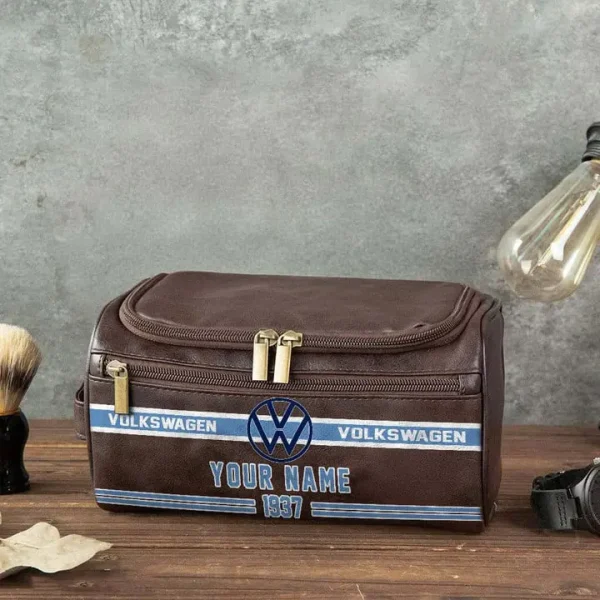 Volkswagen NNPCB085 Toiletry Bag, Leather Dopp Kit Accessory - Image 2