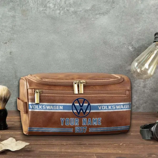 Volkswagen NNPCB085 Toiletry Bag, Leather Dopp Kit Accessory - Image 4