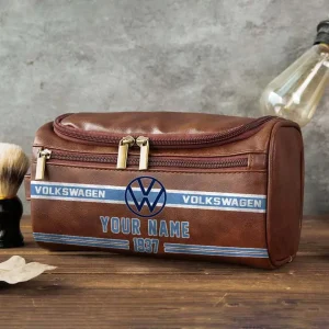 Volkswagen NNPCB085 Toiletry Bag, Leather Dopp Kit Accessory