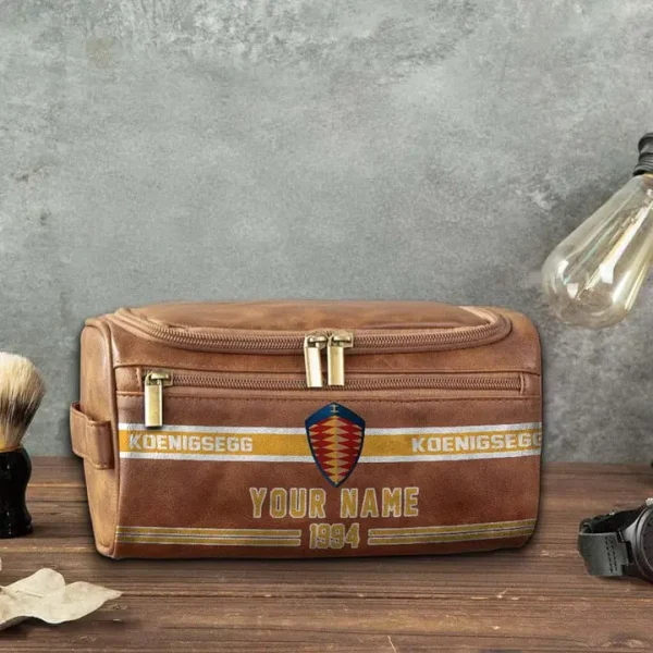 Koenigsegg NNPCB043 Toiletry Bag, Leather Dopp Kit Accessory - Image 2
