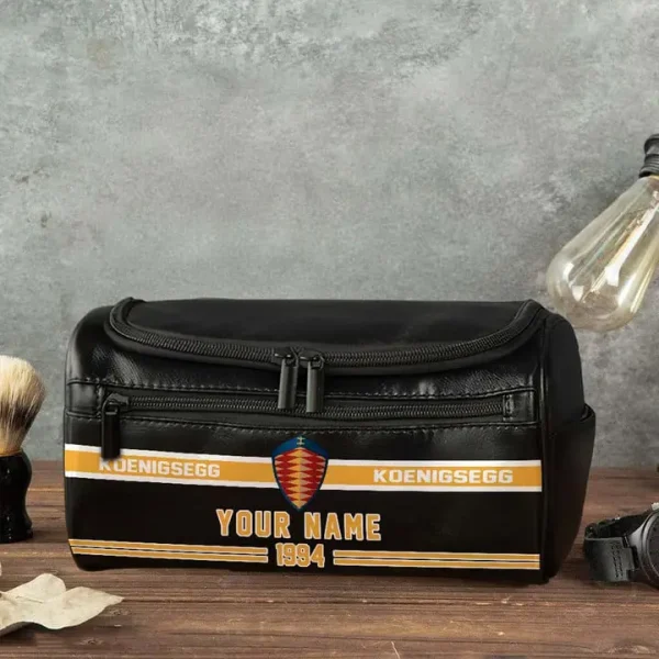 Koenigsegg NNPCB043 Toiletry Bag, Leather Dopp Kit Accessory - Image 5