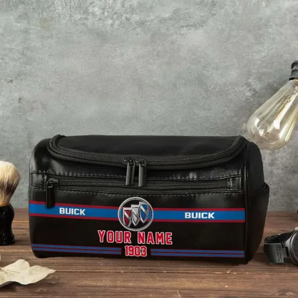 Buick NNPCB011 Toiletry Bag, Leather Dopp Kit Accessory - Image 2