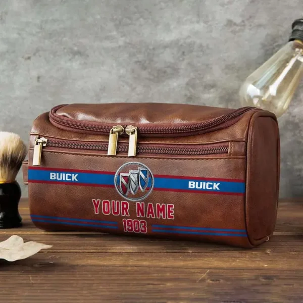Buick NNPCB011 Toiletry Bag, Leather Dopp Kit Accessory