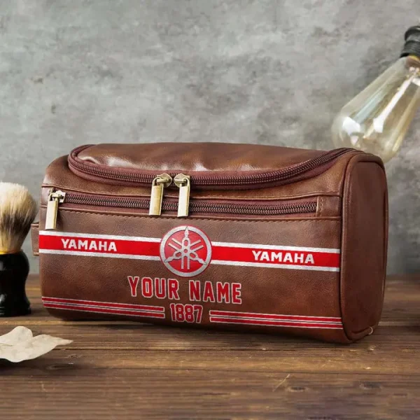 Yamaha NNPCB087 Toiletry Bag, Leather Dopp Kit Accessory