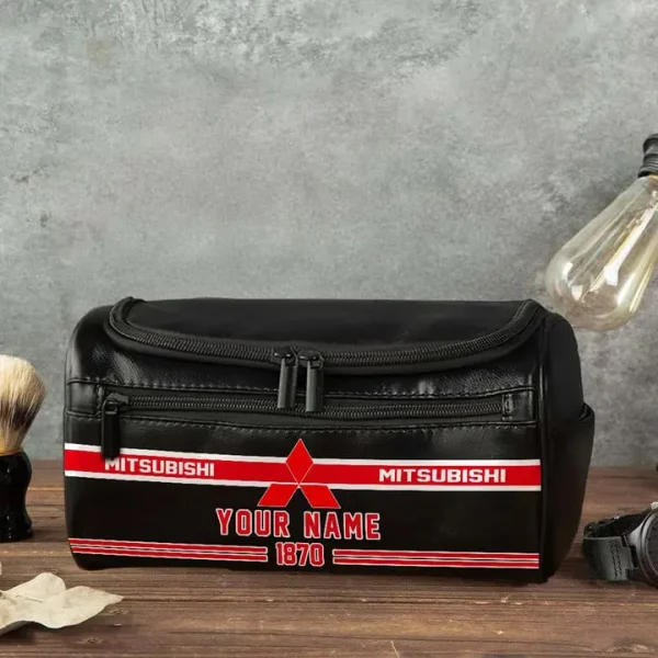 Mitsubishi NNPCB060 Toiletry Bag, Leather Dopp Kit Accessory - Image 4