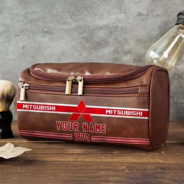 Mitsubishi NNPCB060 Toiletry Bag, Leather Dopp Kit Accessory