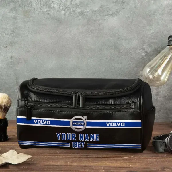 Volvo NNPCB086 Toiletry Bag, Leather Dopp Kit Accessory - Image 4