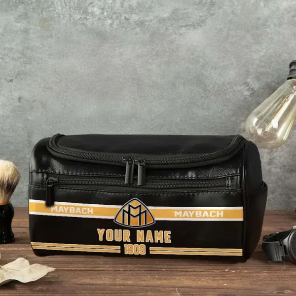 Maybach NNPCB052 Toiletry Bag, Leather Dopp Kit Accessory - Image 4