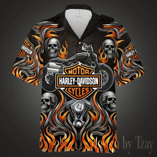Harley Davidson Summer Hawaii Shirt Trending 2025 VDHWS110 - Image 2