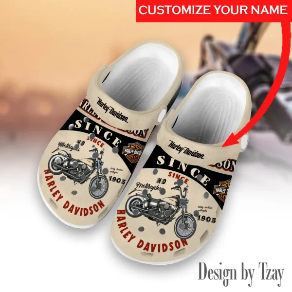 Harley Davidson Summer Clog Shoes New Design 2025 VDCLOG212 - Image 2