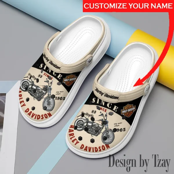 Harley Davidson Summer Clog Shoes New Design 2025 VDCLOG212