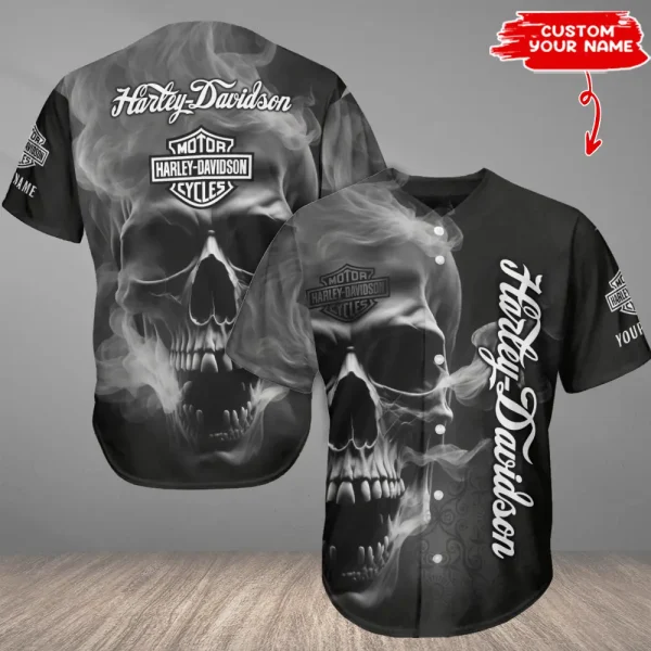 Harley Davidson Casual Button Baseball Shirt Trending 2025 VDBJ068