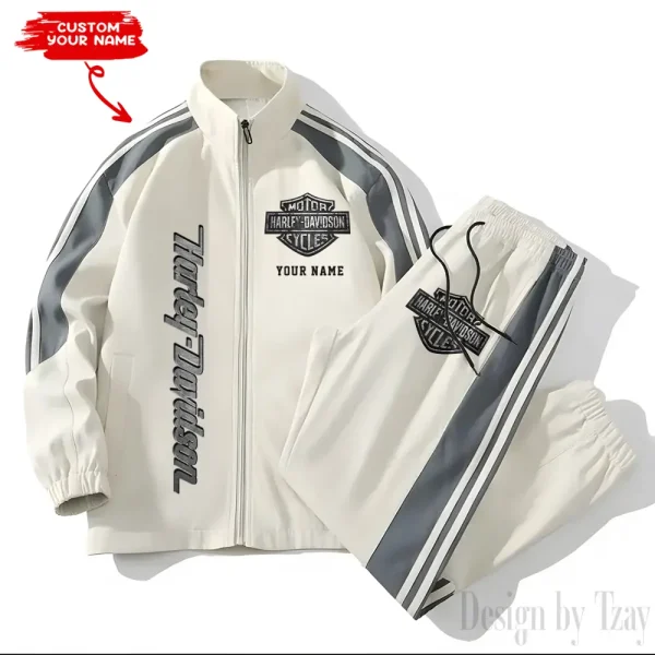 Harley Davidson 2 Piece Casual Athletic Jogging Warm Up VDVSS2PS013 - Image 2
