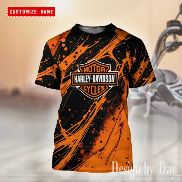 Harley Davidson Custom 3D Printed T-shirt Trending 2025 VDTS263 - Image 2