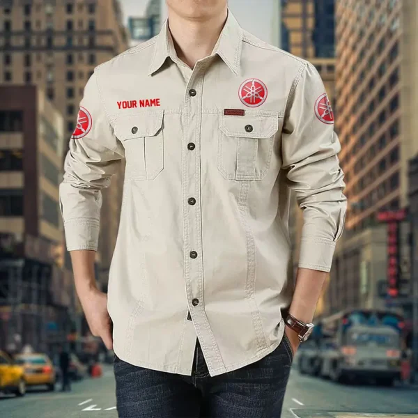 Yamaha PURCS070 Cotton Pocket Long Sleeve Shirt - Image 2