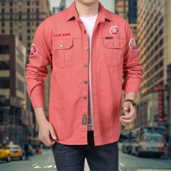 Yamaha PURCS070 Cotton Pocket Long Sleeve Shirt - Image 3