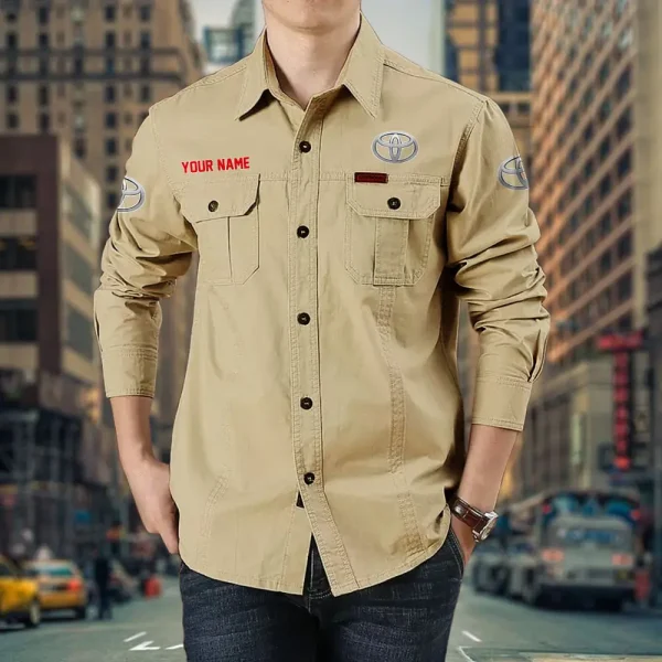 Toyota PURCS064 Cotton Pocket Long Sleeve Shirt - Image 6