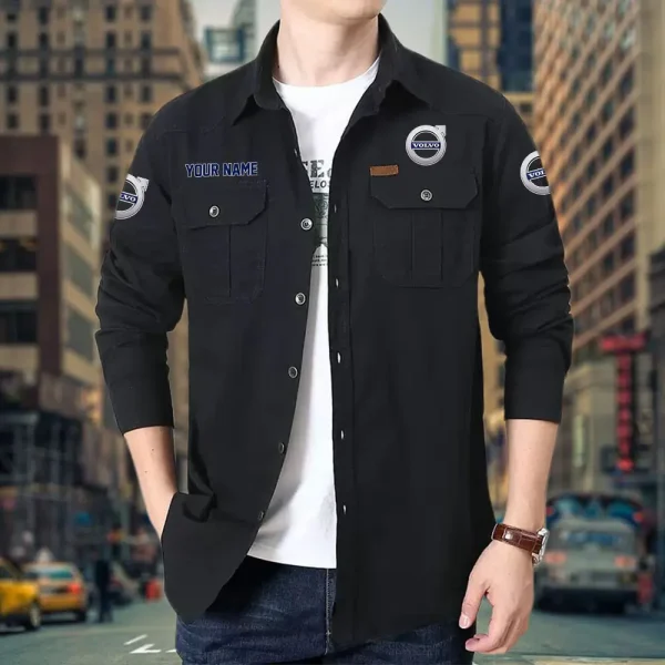 Volvo PURCS069 Cotton Pocket Long Sleeve Shirt