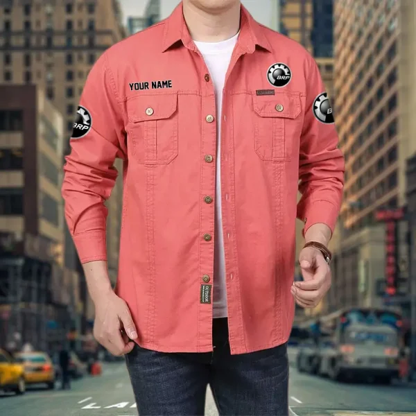 BRP-Can am PURCS007 Cotton Pocket Long Sleeve Shirt - Image 3