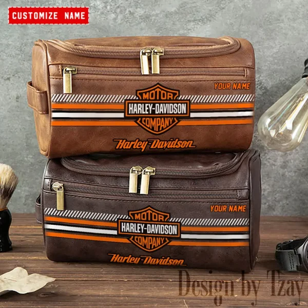 Harley Davidson High-capacity Cosmetic Bag Waterproof Storage For Travel VDLCB010