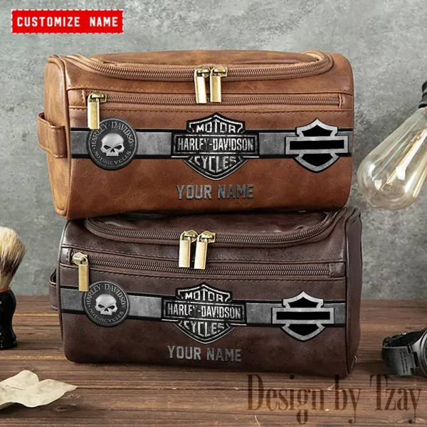 Harley Davidson High-capacity Cosmetic Bag Waterproof Storage For Travel VDLCB015