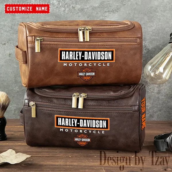 Harley Davidson High-capacity Cosmetic Bag Waterproof Storage For Travel VDLCB016