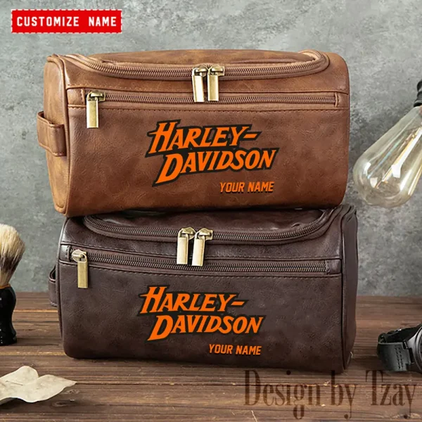 Harley Davidson High-capacity Cosmetic Bag Waterproof Storage For Travel VDLCB017