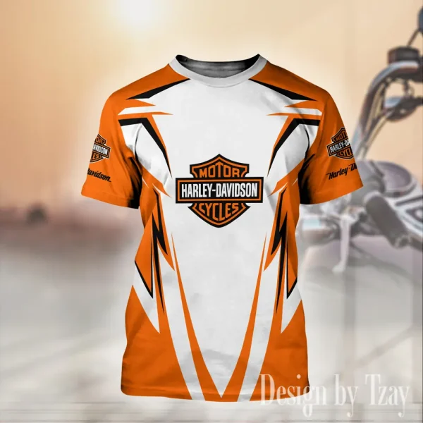 Harley Davidson Custom 3D Printed T-shirt Trending 2025 VDTS274 - Image 2