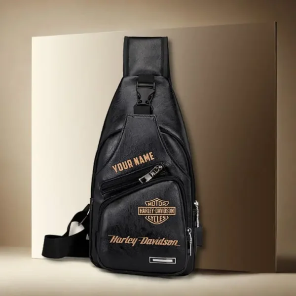Harley Davidson Leather Sling Bag PUBAG624