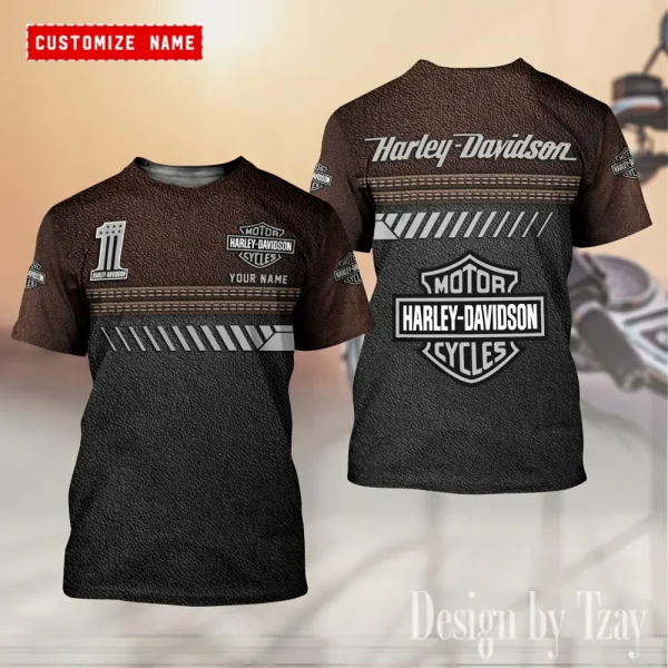 Harley Davidson Custom 3D Printed T-shirt Trending 2025 VDTS277