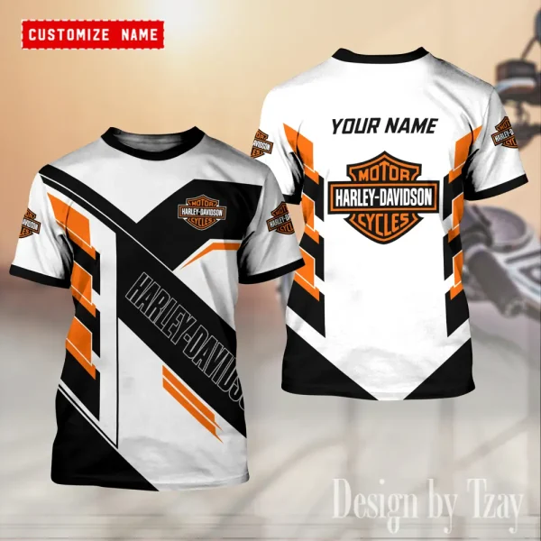 Harley Davidson Custom 3D Printed T-shirt Trending 2025 VDTS281
