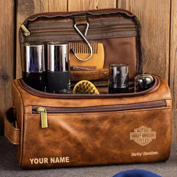 Harley Davidson High-capacity Cosmetic Bag Waterproof Storage For Travel HHPGSG0593