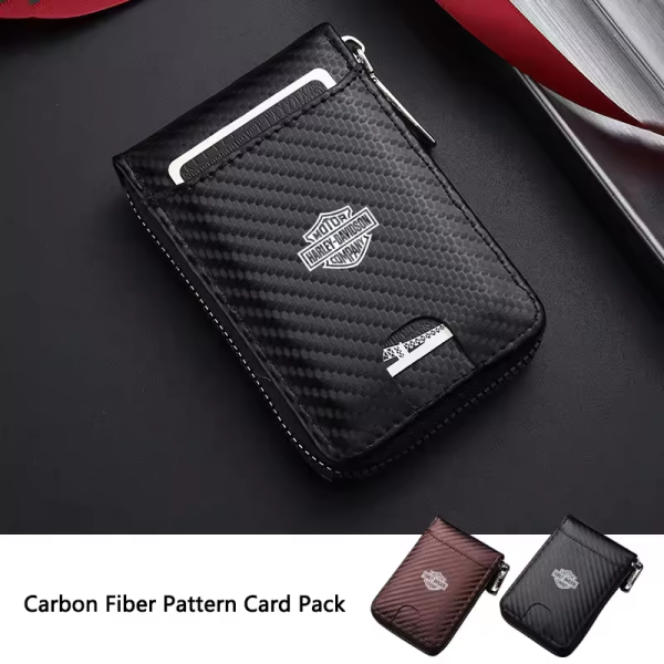 Harley Davidson Car Men's Leather Wallet Motor Vehicles Card Ticket Storage Bag For Harley Davidson - Image 4