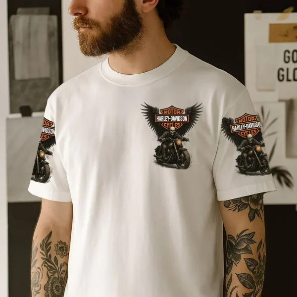 Harley Davidson Sometimes I Look Back On My Life T-shirt - Image 2