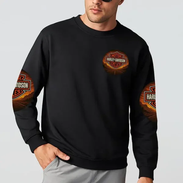 Harley Davidson Rider, Hold To My Heart The Freedom Of Riding The Open Road Sweatshirt