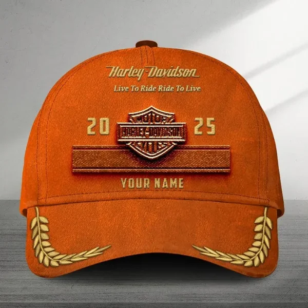 Harley Davidson KDAH64905 Hat Over Full Print