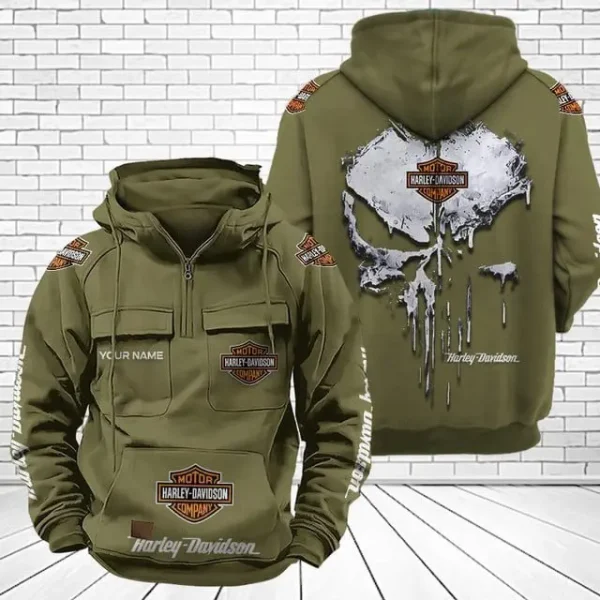 Harley Davidson Vintage Men Hoodie KDAMB67314 - Image 4