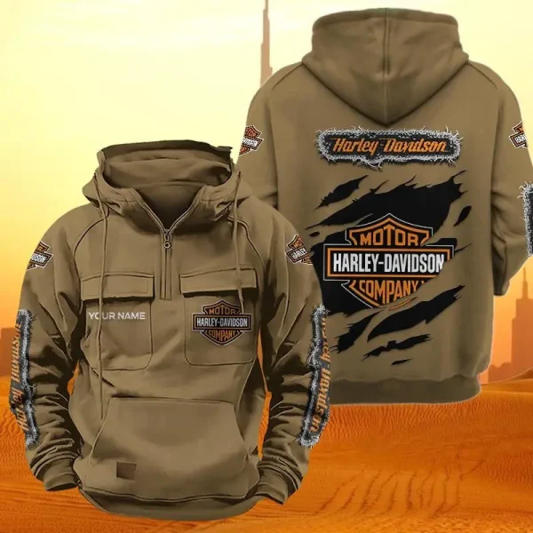 Harley Davidson Vintage Men Hoodie KDAMB67601 - Image 6