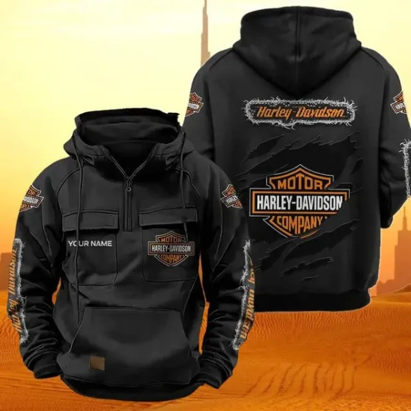 Harley Davidson Vintage Men Hoodie KDAMB67601
