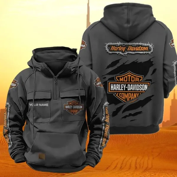 Harley Davidson Vintage Men Hoodie KDAMB67601 - Image 7