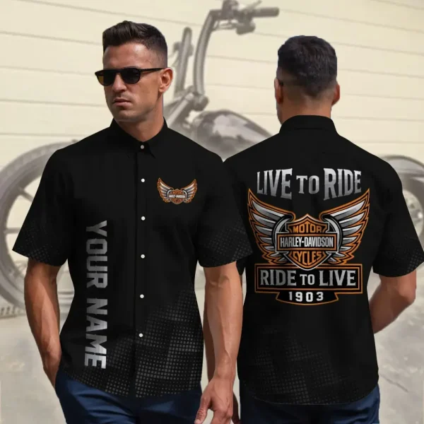 Harley Davidson New Men’s Short Sleeve Shirts