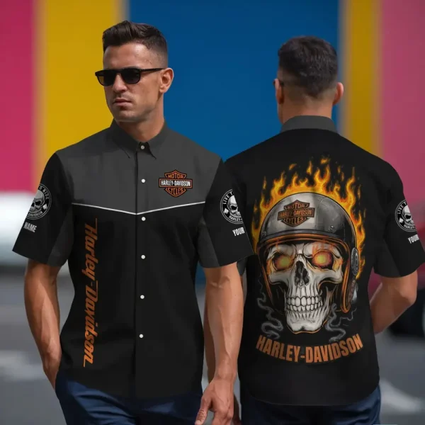 Harley Davidson New Men’s Short Sleeve Shirts