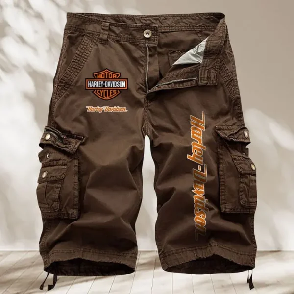 Harley Davidson Men Casual Cargo Pants - Image 7