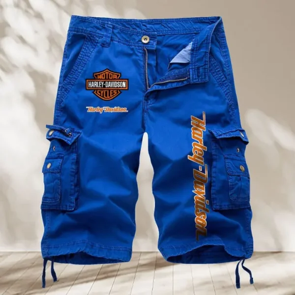 Harley Davidson Men Casual Cargo Pants - Image 8