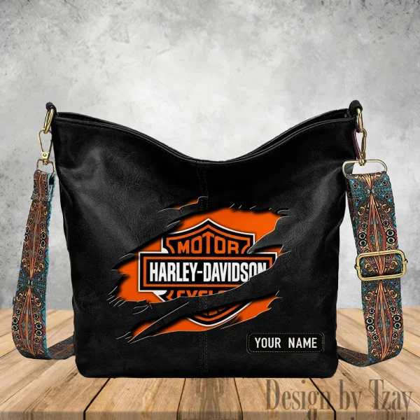 Harley Davidson Vintage Wide Strap Women Shoulder Bag Trending 2025 VDVWSWSB002