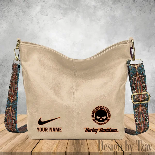 Harley Davidson Vintage Wide Strap Women Shoulder Bag Trending 2025 VDVWSWSB004