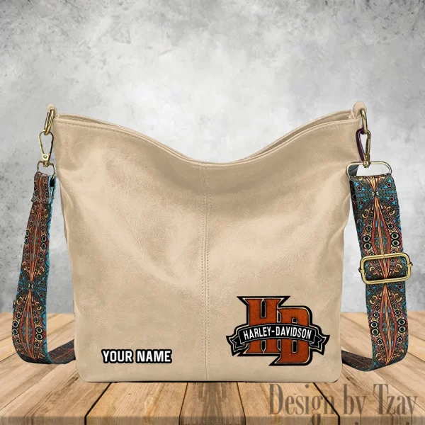 Harley Davidson Vintage Wide Strap Women Shoulder Bag Trending 2025 VDVWSWSB006