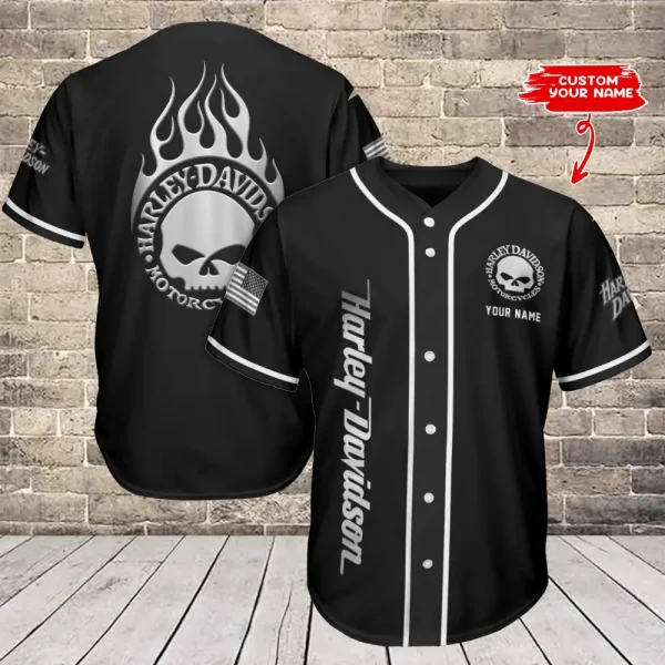 Harley Davidson Casual Button Baseball Shirt Trending 2025 VDBJ069
