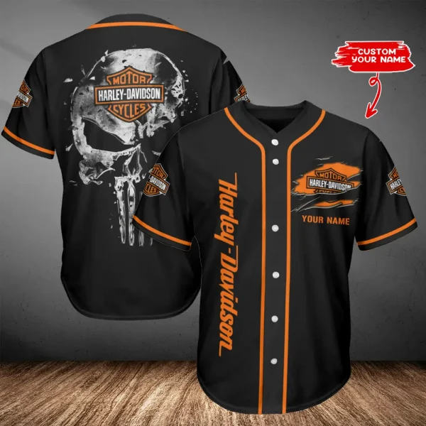 Harley Davidson Casual Button Baseball Shirt Trending 2025 VDBJ070